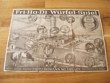 altes Werbespiel von Fri-Ho-Di