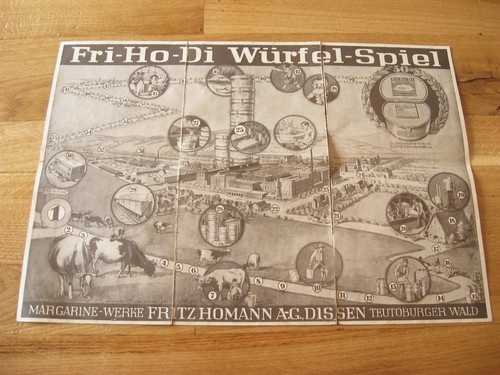 Altes werbespiel von fri - altes,