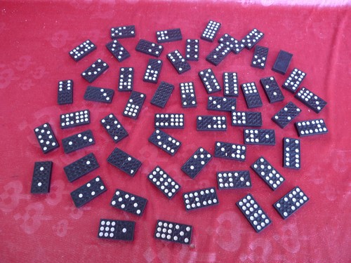 Altes domino spiel 55 - domino,