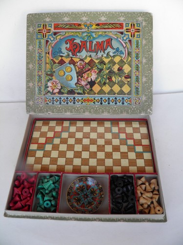 Uraltes brettspiel halma - uraltes,