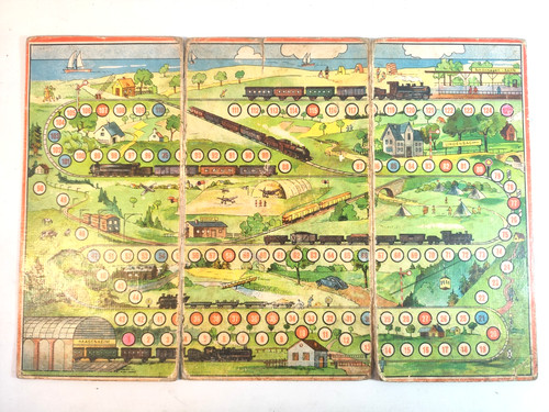 Spielbrett spielplan eisenbahn - spielbrett,